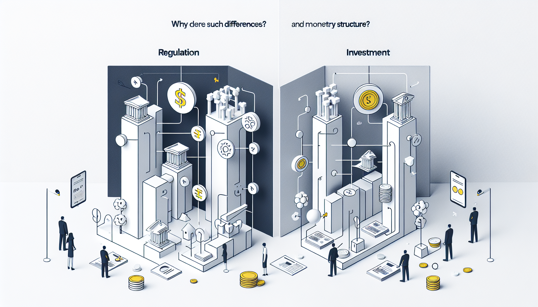 왜 이런 차이가 발생하는가: 규제, 투자, 통화의 삼중 구조