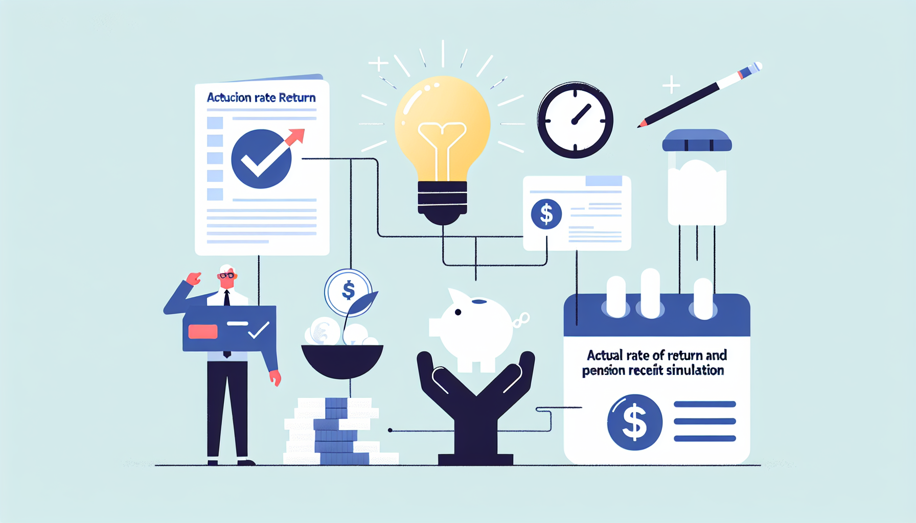 실제 수익률과 연금 수령 시뮬레이션